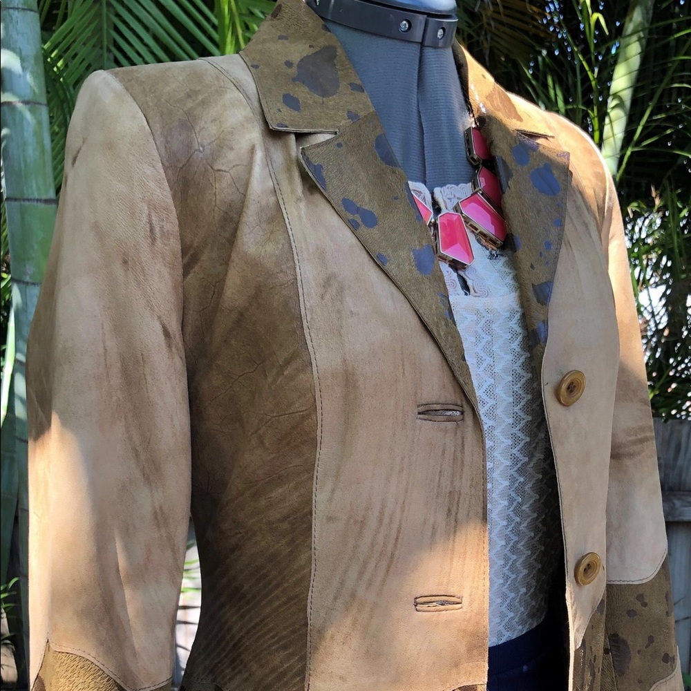 Vintage Leather/Suede Blazer